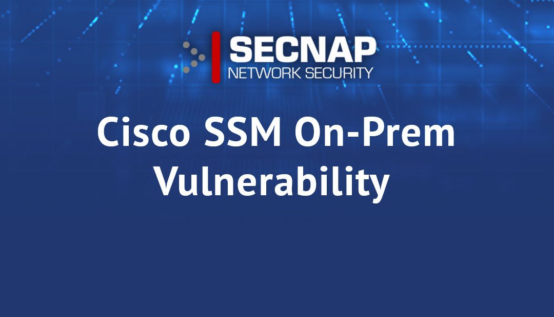 Update Required for Cisco SSM On-Prem
